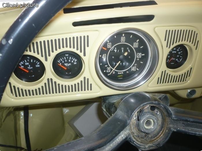 Tachometerring Aluminium poliert