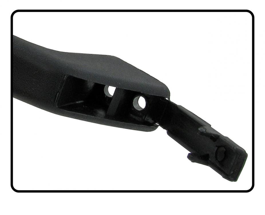 Haltegriff satin Schwarz fixiert für Armaturenbrett