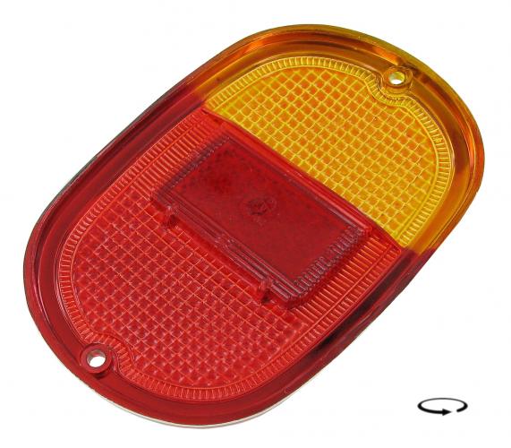 Rücklichtglas European Bernstein/Rot B-Qualität