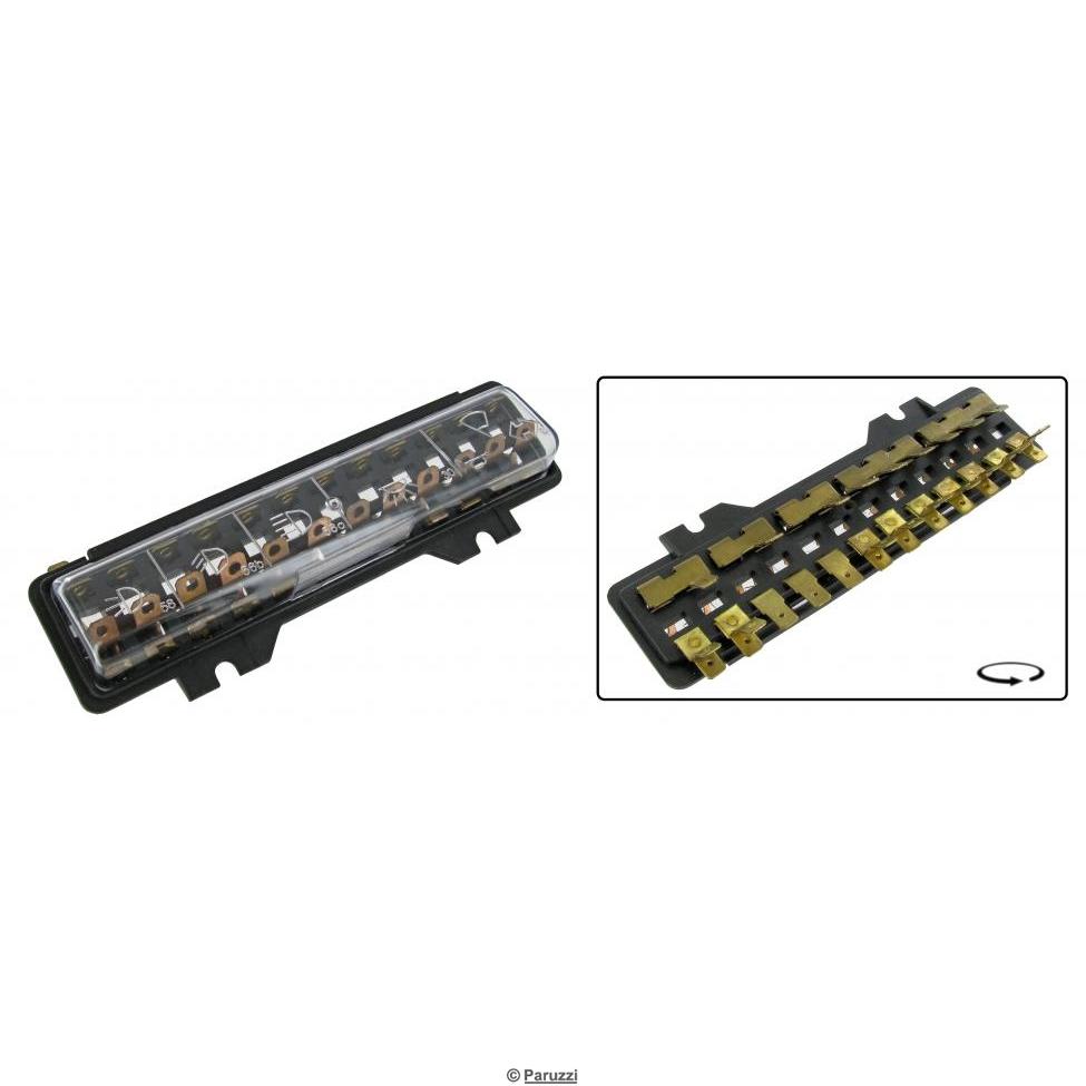Sicherungskasten mit Deckel für 12 Sicherungen