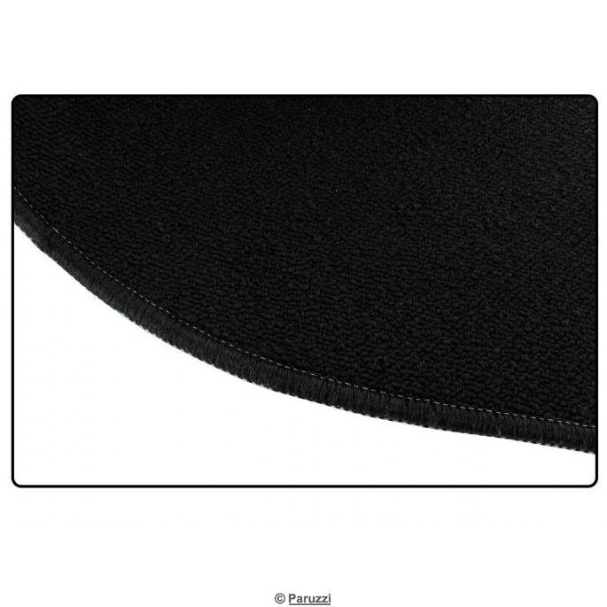 Schlingenflor-Teppichsatz für den Innenraum schwarz (9-teilig) für Cabrio 