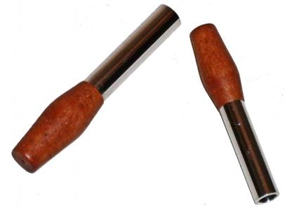 Chrom Türgriffe mit Holzknopf und Schloß für Klassiker
