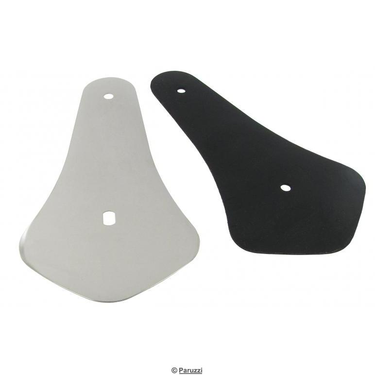 Haubengriffschutz aus poliertem Edelstahl