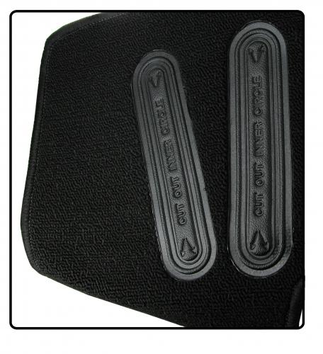 Schlingenware Teppichsatz schwarz, 7-teilig für VW Typ 3