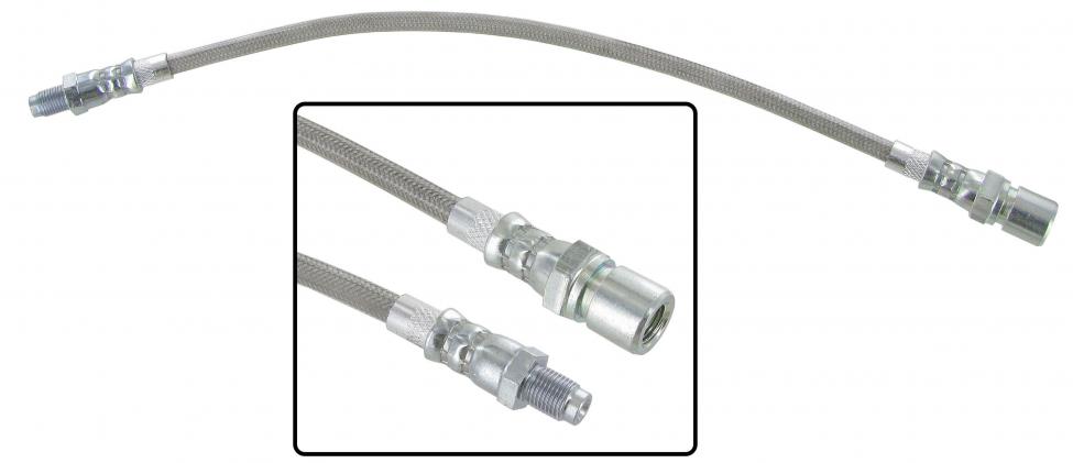Edelstahl Bremsschlauch mit Teflon-Kern für VW Käfer & Typ 3