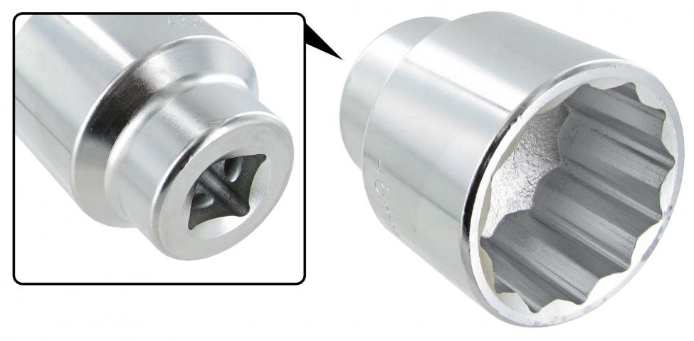 Achsmutter Steckschlüssel 46 mm 3/4" Antrieb