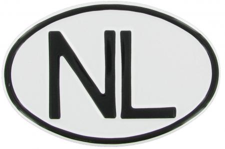 Landesplakette NL Niederlande oval Aluminium 18x12cm