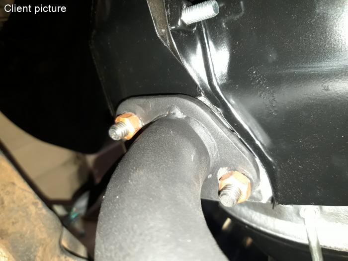 Verkupferte Auspuffmuttern (8 Stück)