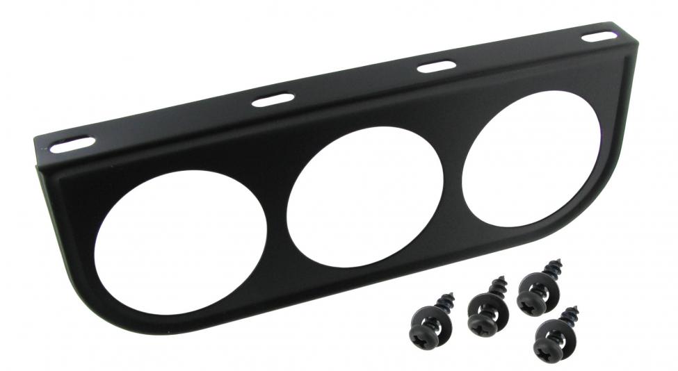 Unter Armaturenbrett Montageplatte für 3 Anzeigen 52mm