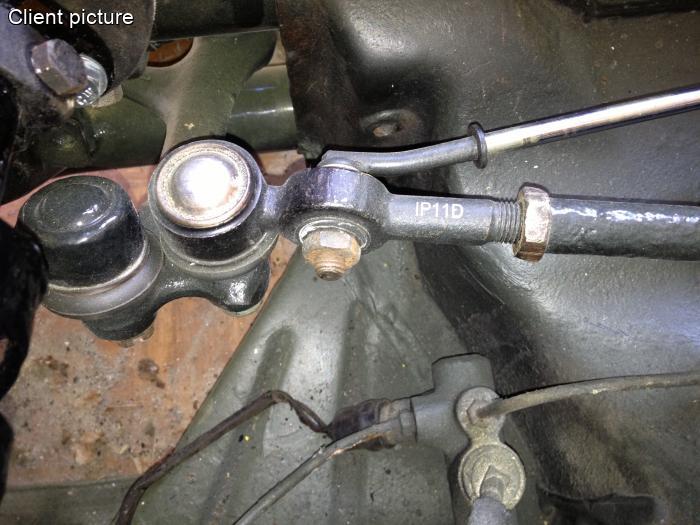 Spurstangenkopf mit Lenkungsdämpferbohrung B-Qualität