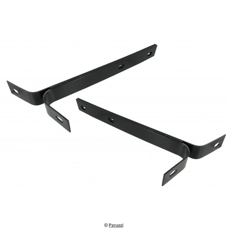 Stoßstangenhalterungen hinten (schwarze Transportfarbe) (pro Paar)