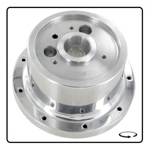 Nardi Design Lenkradnabe poliert Aluminium