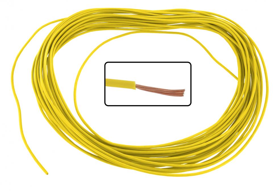 Elektrischer Draht Gelb 0,5 mm² - VW Kabelreparatur