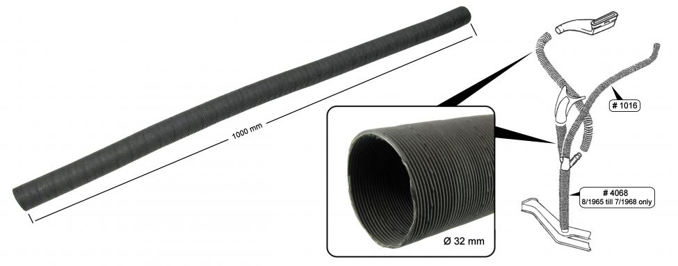 PAP-Heizungsschlauch Papier-Aluminium isoliert