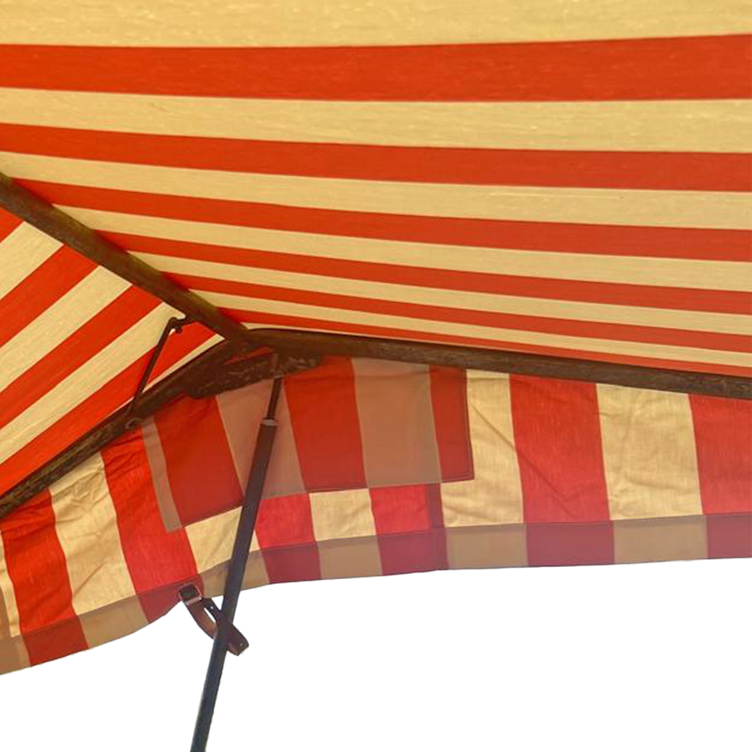 Westfalia Zelt Top orange/weiß für VW Bus bis 1967 (Nachbau)