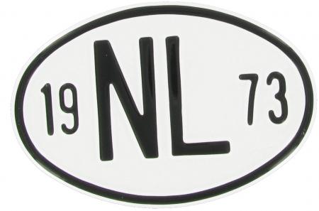 Landesplakette NL 1973 – Aluminiumschild für VW-Oldtimer