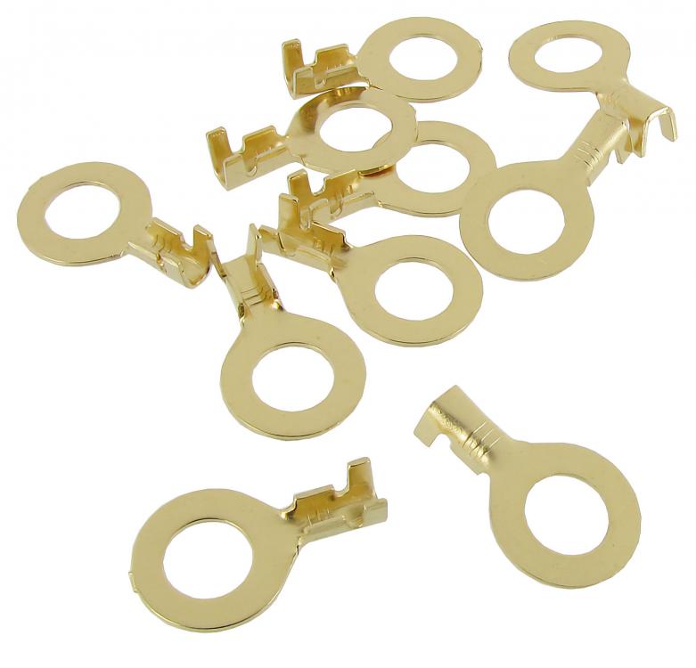 Unisolierte Ringkabelschuhe 8mm für 1,0-2,5mm² Kabel