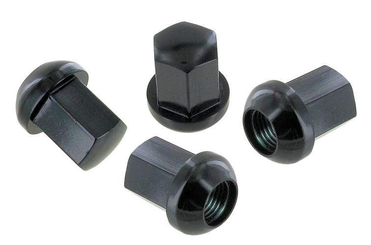 Radmuttern Schwarz eloxiert Aluminium M14