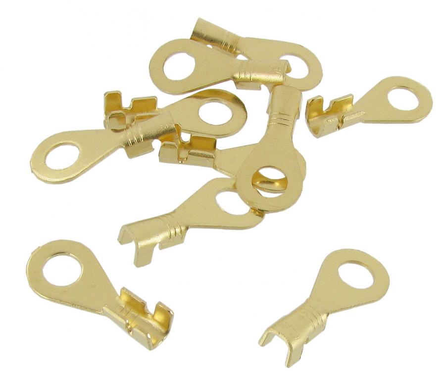 Unisolierte Ringkabelschuhe 5 mm für 1,0-2,5 mm² Kabel