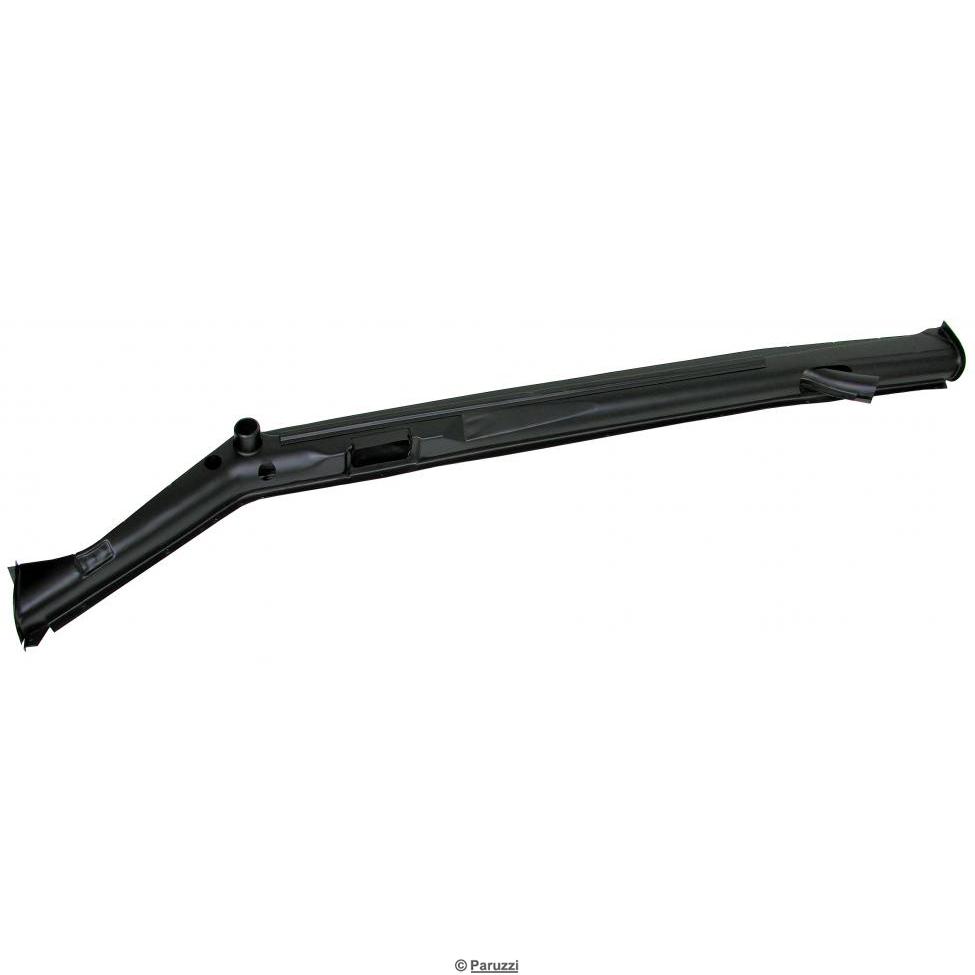 Heizungskanal mit Heizungsrohr rechts