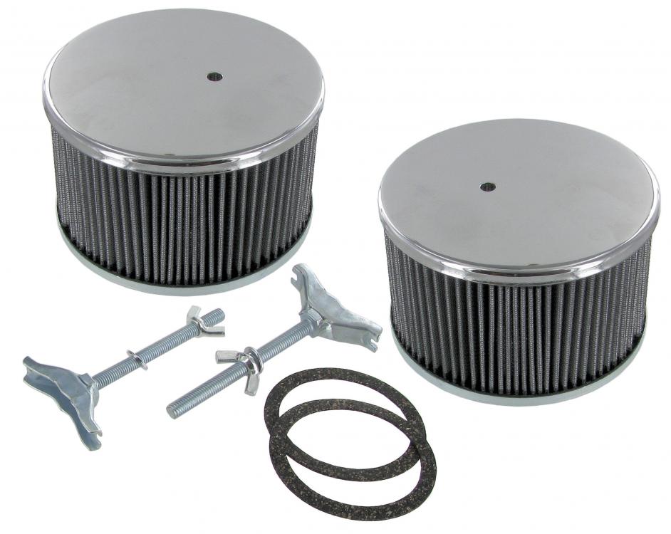 Chrom-Luftfilter für VW-Oldtimer Solex & EMPI Vergaser