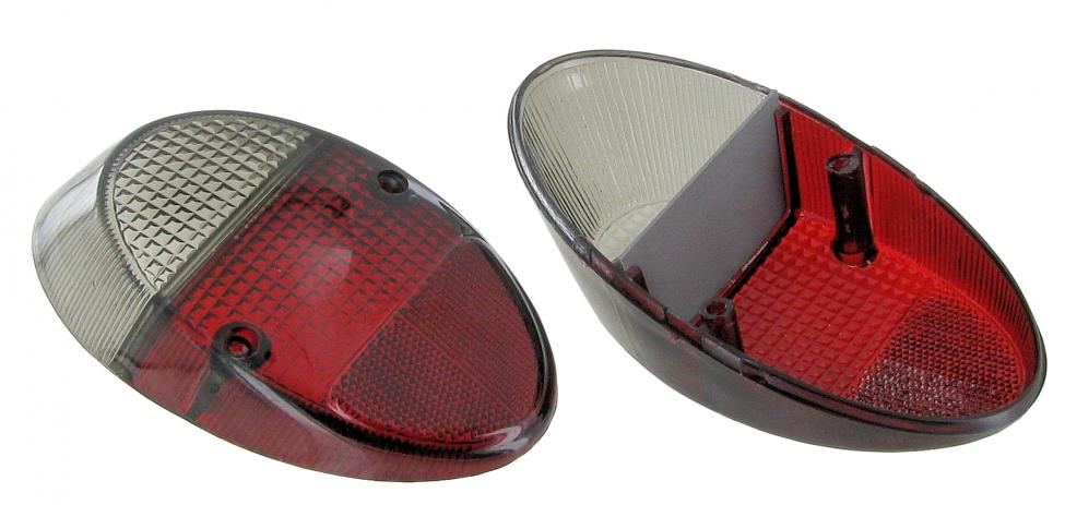 Geräuchertes Rücklicht Glas für VW Käfer 1961-1967