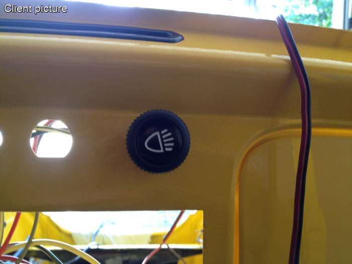 Kappe des Lichtschalterknopfes