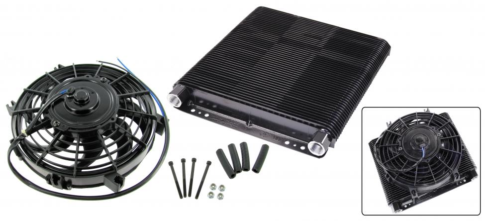 72er Ölkühler mit Kühlventilator für VW Oldtimer 12V