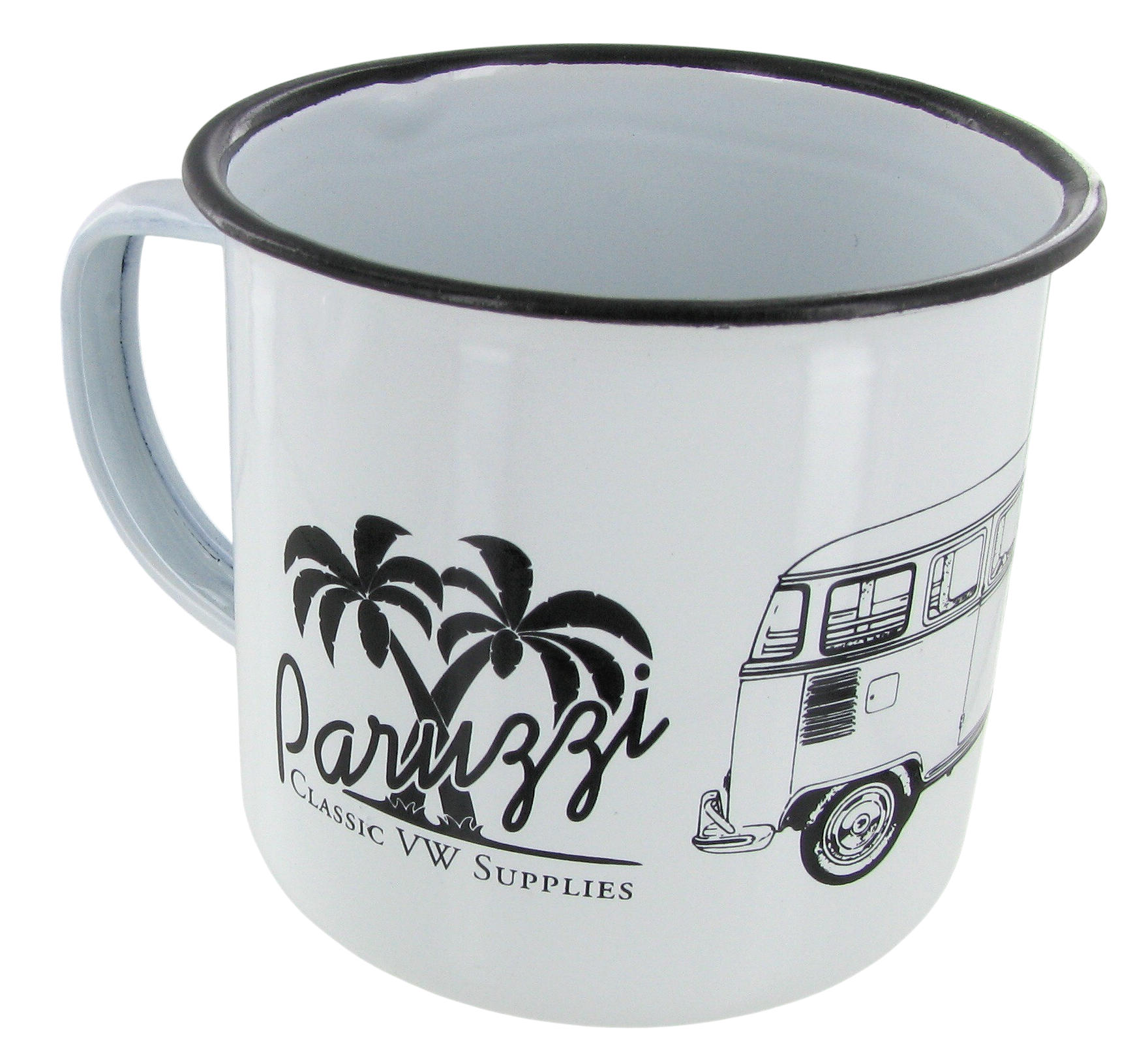 Emaillebecher VW Bus T1 - Vintage Retro Emaille Tasse