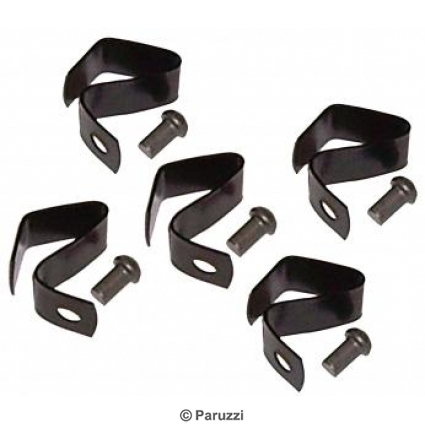 Satz Radkappenclips und Nieten (5 Stück)