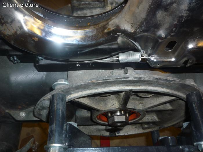 Rückstellfeder der Kühlklappe