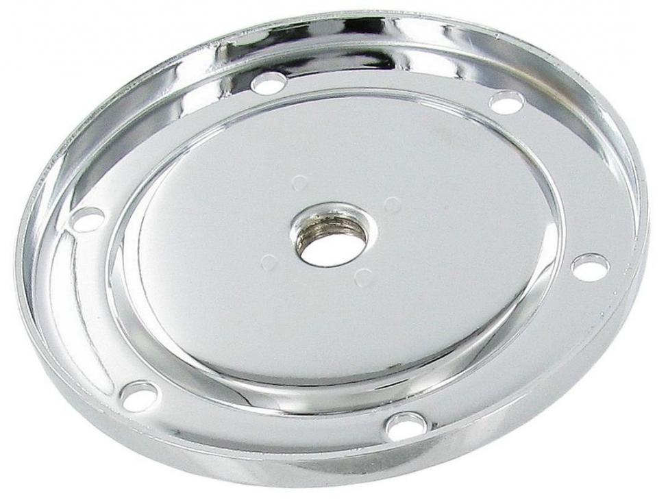 Ölwannenplatte mit Ablassstopfen-Loch, Chrom