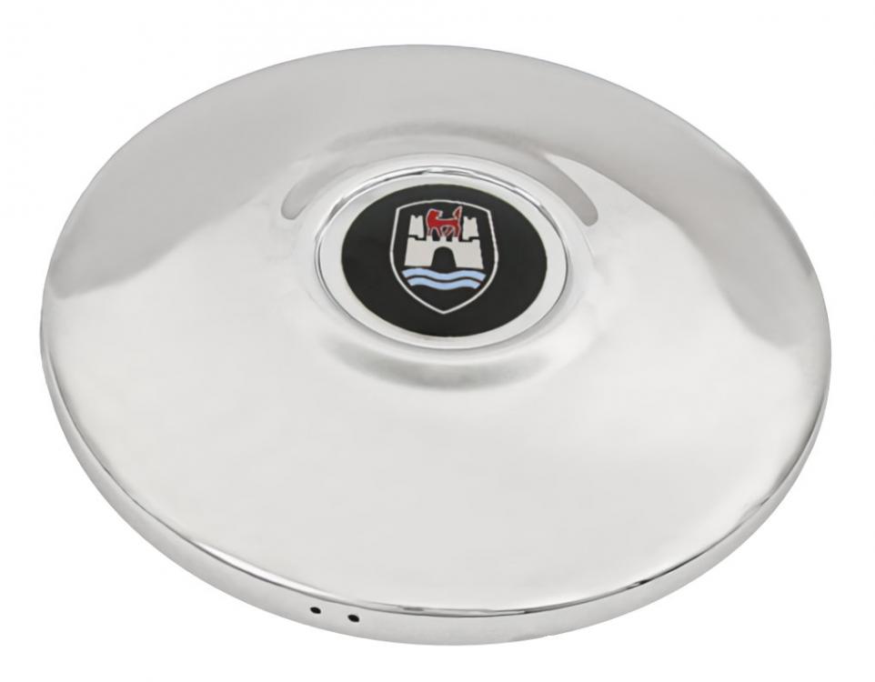 Custom Radkappe Chrom Wolfsburg Emblem VW Oldtimer