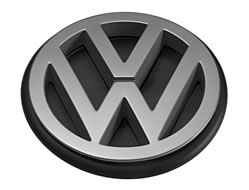 VW Heckklappen-Emblem Ø 100 mm Original Ersatzteil
