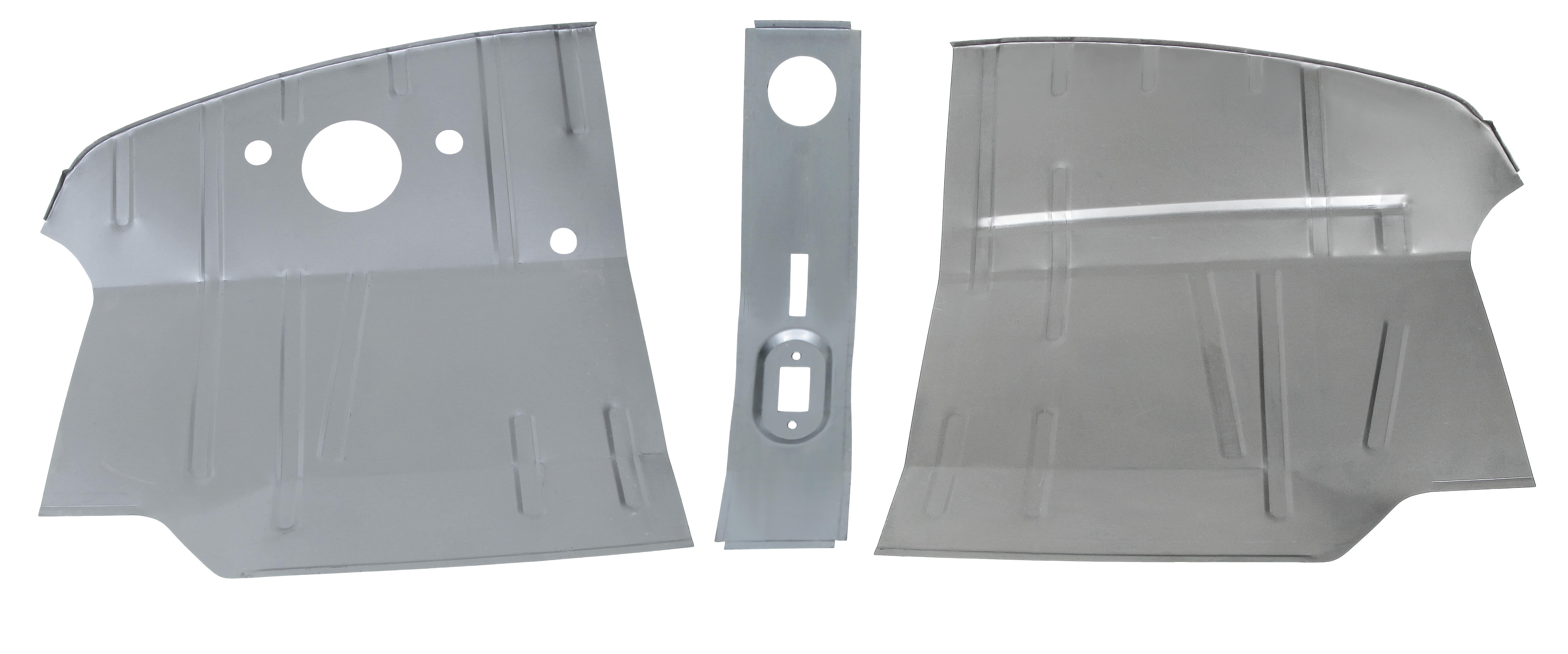 Kabinenbodenblech Set 3-teilig für T2 Bulli LHD 73-79
