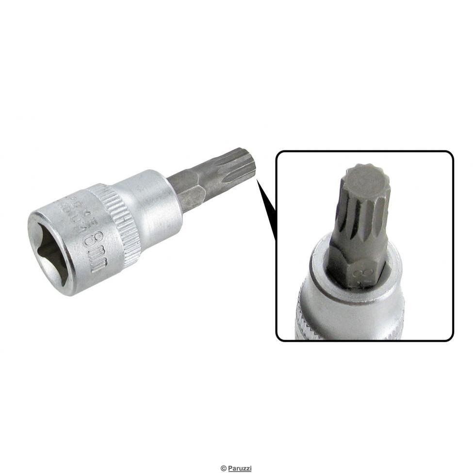 Vielzahnnuss 8 mm 
