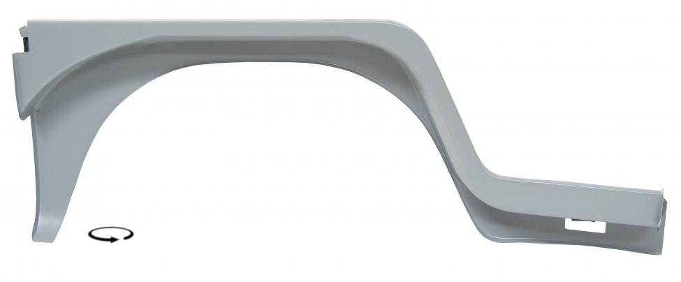 Radkasten Vorne Links Komplett (Dog Leg)