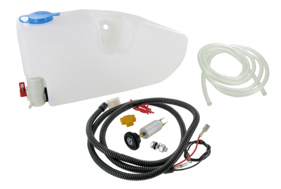 Scheibenwaschanlage Umrüstset 12V mit Tank und Motor