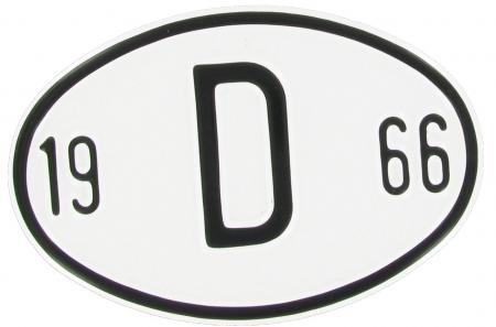 Landesplakette D 1966