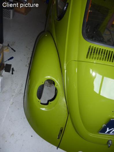 Linker hinterer Kotflügel