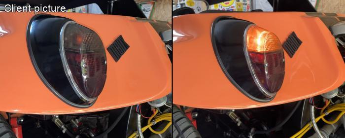 Rücklichtglas getönt (pro Paar)