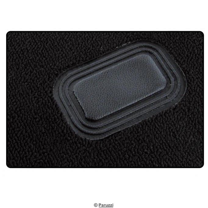 Schlingenflor-Teppichsatz für den Innenraum schwarz (7-teilig) für Cabrio