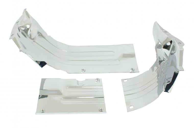 Heizungskanal blech Chrom 3-teilig für VW Typ 1 Motor