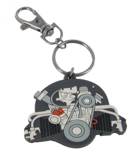 Carabiner Schlüsselanhänger Type-1 Motor VW-Oldtimer