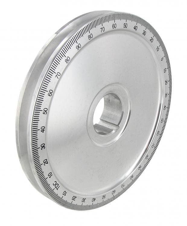 Aluminium Kurbelwellenriemenscheibe 170mm mit Graduierung