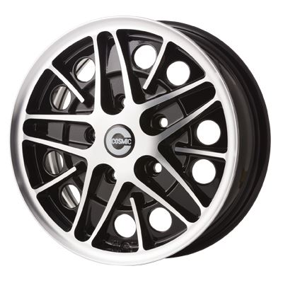 Cosmo Felge glänzend Schwarz für VW Oldtimer