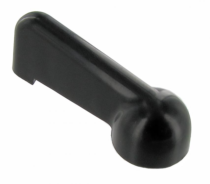 Frischluft-Klappknopf Schwarz