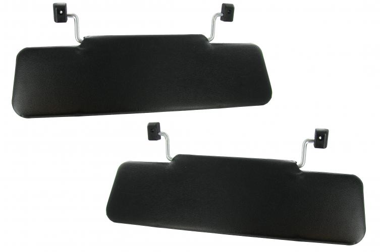 Sonnenblende schwarz mit Jersey-S.C.-Mechanismus für VW Typ 181