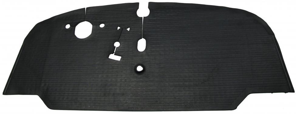 Gummi-Fußmatte vorne für VW Bulli 1967-1972