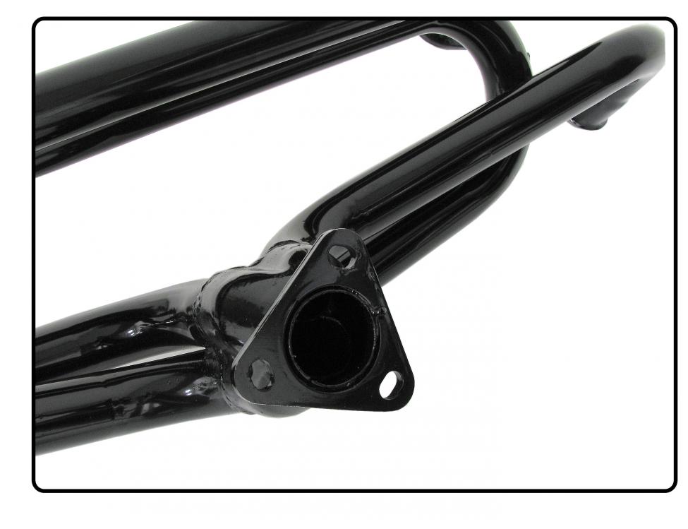 Auspuffkrümmer (schwarze Transportfarbe)